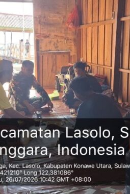 Babinsa Koramil 1430-01/Lasolo Laksanakan Komsos, Serap Aspirasi dan Dengarkan Keluh Kesah Warga Desa Boenaga